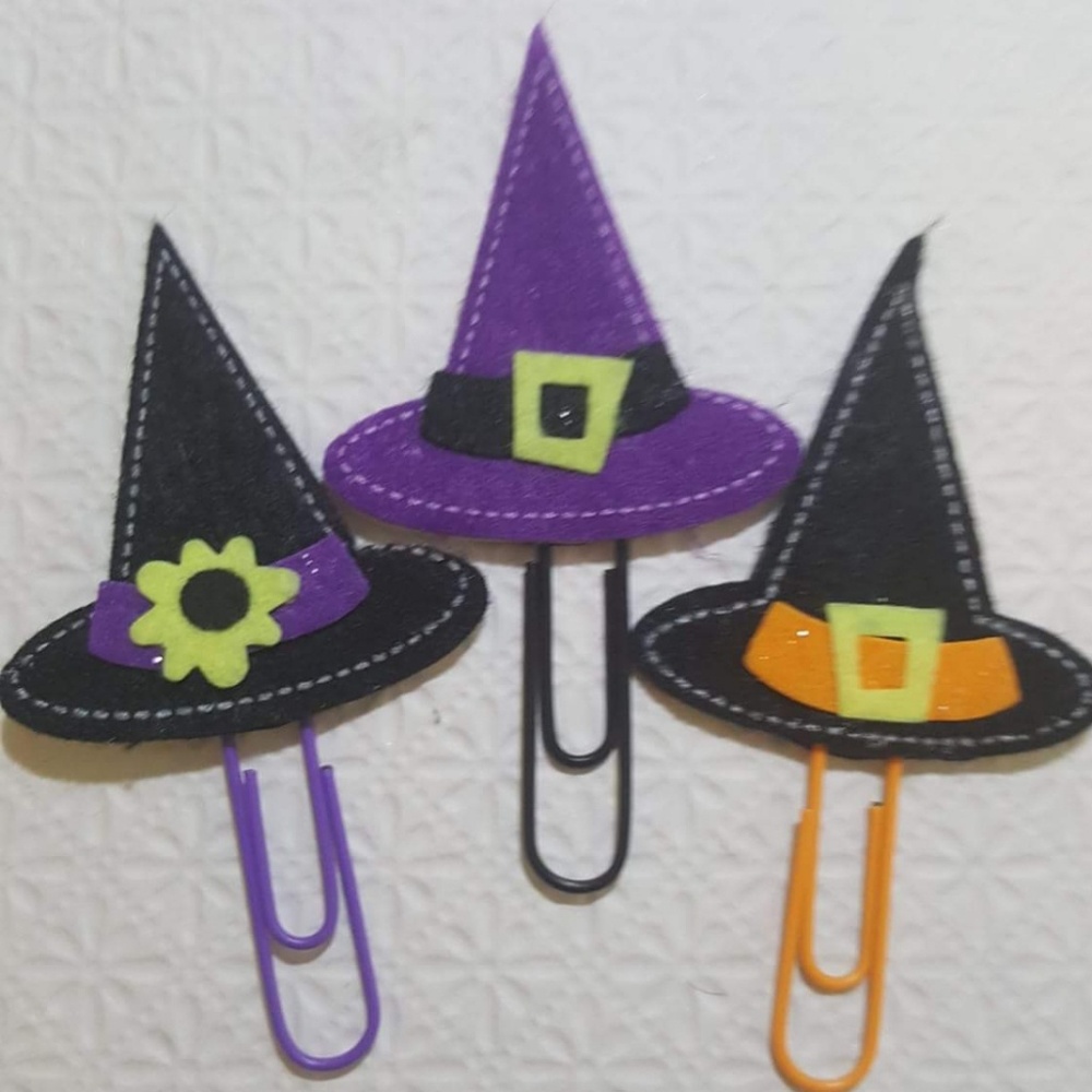 BookMarks ~ Halloween ~ Witches Hats ~ 3